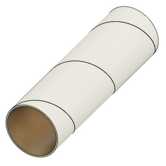 Semroc Body Tube ST-7 2.5" Long  SEM-ST-725