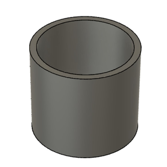 Semroc Centering Ring Wound Paper ST-9(24mm Motor Tube) to LT-115(BTH-52)(29mm Motor Tube) 1" Long(1pk)  SEM-CR-9-115