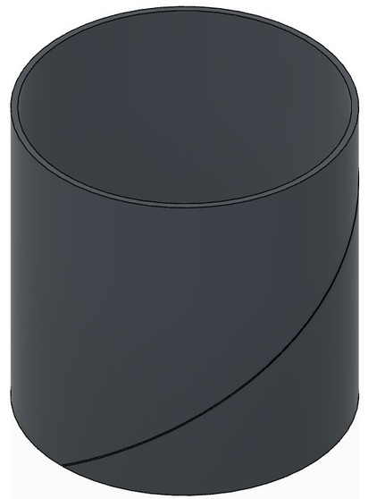 Semroc Tubing Coupler ST-10 1.0" Long  SEM-HTC-10