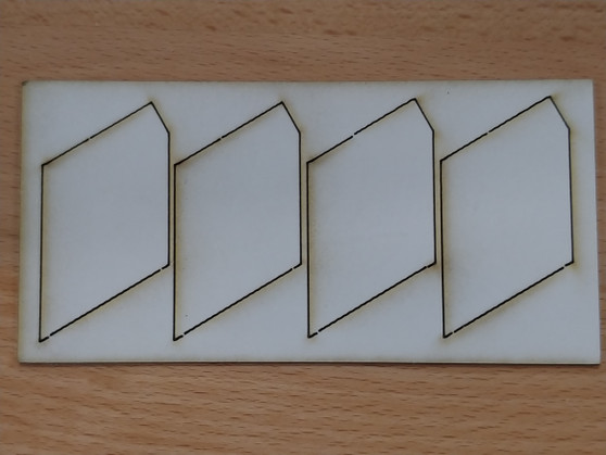 Semroc Laser-Cut Fins Estes Sparrow  Fiber  SEM-FES-0872