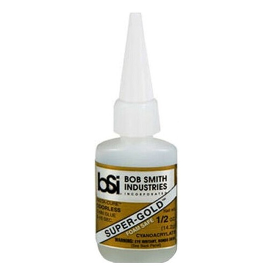 BSI 121 Cyanoacrylate(CA) Super Glue 1/2oz Super Thin Gold -Gold Label