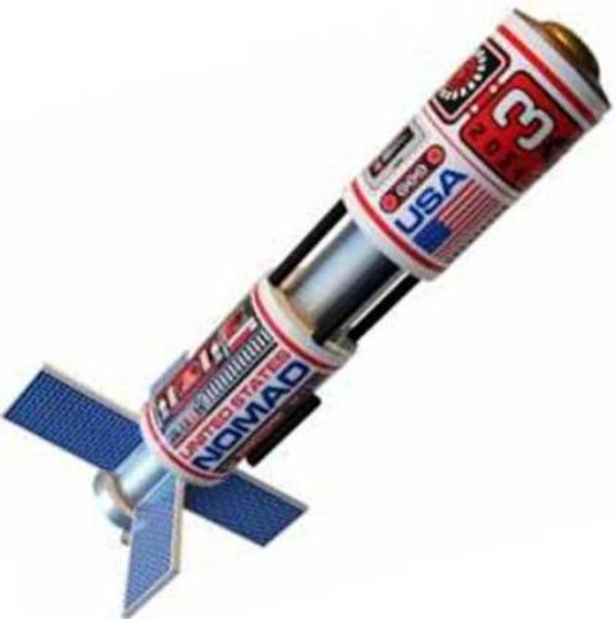 Custom Flying Model Rocket Kit Nomad 10054