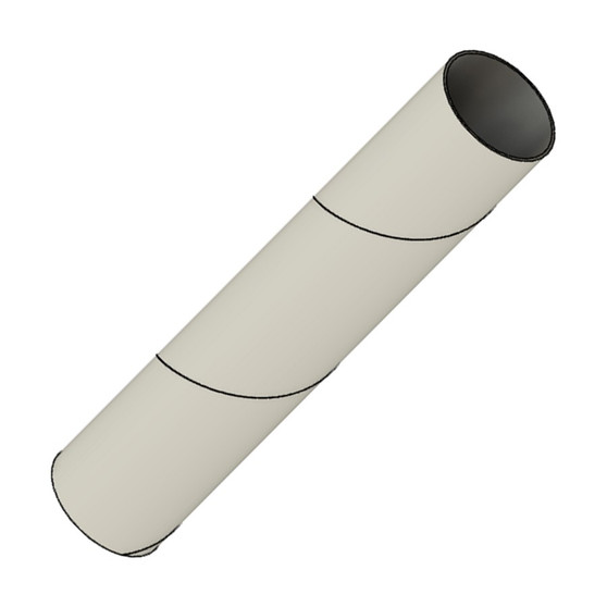 Semroc Body Tube ST-9(24mm Motor) 5.0" Long  SEM-ST-950