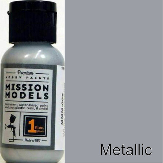 Mission Models White Aluminum 1fl oz  MMM-008