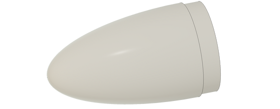 Semroc Modified Plastic Nose Cone NC-80B 4" Long(1pk)  EST 3168M