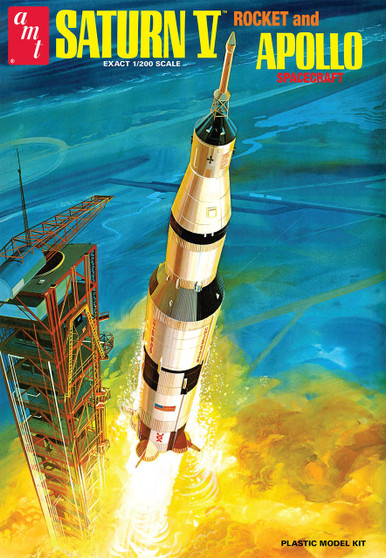 AMT Plastic Model Saturn V 1/200 Scale  AMT 1174