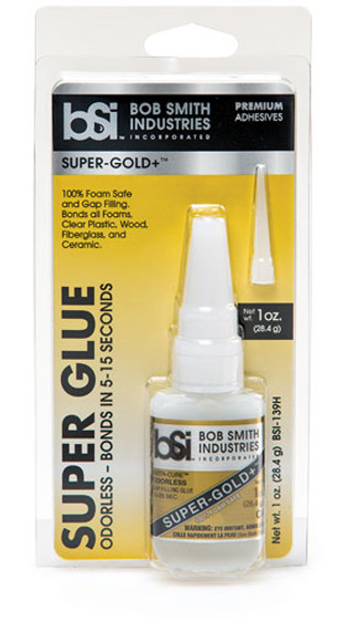 BSI 139H Cyanoacrylate(CA) Super Glue 3/4oz Gap Filling Pocket - Gold Label