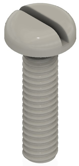 Semroc Hardware Nylon Screw/Shear Pin #2 x 5/16"(0.3125")(6pk)  SEM-NS-31