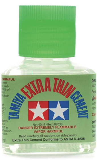 Tamiya Plastic Cement Extra Thin 1.35fl ounces(40ml)  TAM 87038