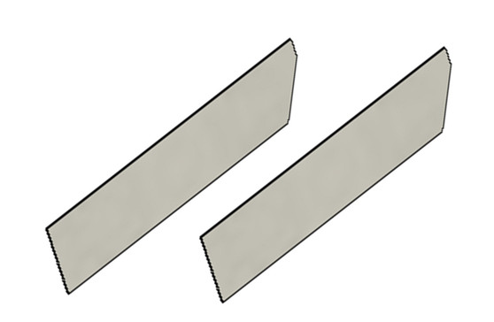 Semroc Laser Cut Support Semroc Baby Blue Jay(Kromekote)(2pcs)  SEM-LSKC-04