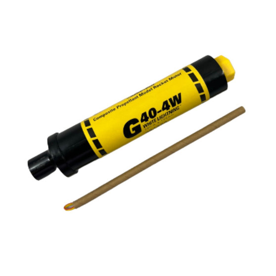 Aerotech 29mm Composite Model Rocket Motor Single Use G40-4W(1pk) AER 74004  <Required to Pay for UPS Ground Shipping>