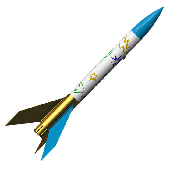 Estes Flying Model Rocket Kit Cosmic Ray, Single Bulk Pack Kit, No fancy packaging  EST 1112Bk