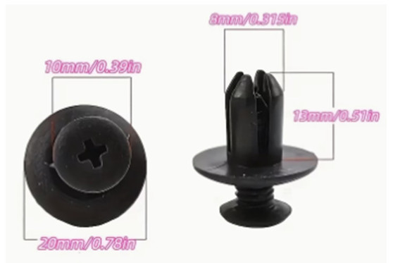 eRockets Nylon Screw in Reusable Rivets Large(6pk)  ERX 9230