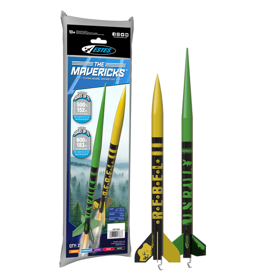 Estes Flying Model Rocket Kit Mavericks, The  EST 1366