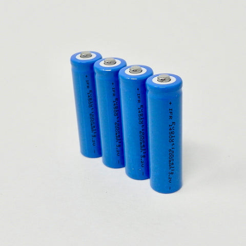 Battery for Aerotech iLaunch Controller LiFePO4 AA 3.2 volt, 600mAh(4pk)  ERX 9220