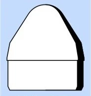 Semroc 3D Printed Resin Nose Cone BT-60 1.25" Mars Lander   SEM-NC-60AL