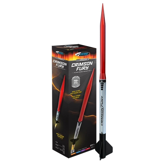Estes Flying Model Rocket Kit Crimson Fury  EST 9729