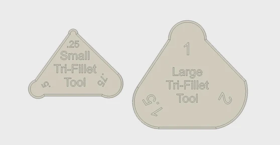 AeroDragon Labs Fillet Tool Large(2pcs)  ADL FT-DUB