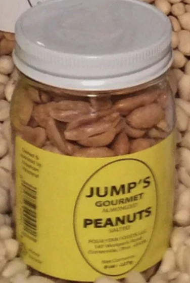 Jump's Peanuts Gourmet Almonized Salted 8oz Jar  JMP-01