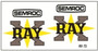 Semroc Decal - X-Ray   SEM-DKV-90