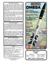 Semroc Flying Model Rocket Kit Omega  KV-64