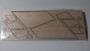 Semroc Laser-Cut Fins Estes Commuter  1/16 Balsa  SEM-FES-P031