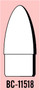 Semroc Balsa Nose Cone LT-115(BTH-52) 1.8" Elliptical  SEM-BC-11518