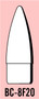 Semroc Balsa Nose Cone ST-8F 2.0" Rounded Ogive  SEM-BC-8F20