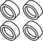 Totally Tubular Centering Rings CR-3-4  6pk Totally Tubular Centering Rings CR-3-4  6pk