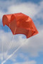 Top Flight Parachute Competition Orange 50" Thin Rip Stop Nylon   TOP-PAR-50TM