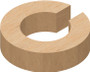 Semroc Centering Ring Plywood ST-5 to ST-9 x 1/4" w/Engine Hook Slot(1pk)  SEM-CR-5-9-1/4EHP