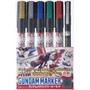 Gundam Marker Set  Metallic Set of Colors(5pk)(505658)  GNZ GMS121 Gundam Marker Set  Metallic Set of Colors(5pk)(505658)  GNZ GMS121