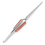 Enkay Wood Grip Self Closing Tweezers Straight Point 6.5"  ENK 1046