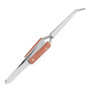 Enkay Wood Grip Self Closing Tweezers Curved Point 6.5"  ENK 1047