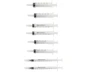 Enkay Syringe Assorted 1ml to 5ml(8pcs)  ENK 8000-8C