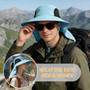 eRockets Headwear Extreme Condition Deluxe  Sun Hat Baby Blue  ERK XCM107