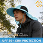 eRockets Headwear Extreme Condition Deluxe  Sun Hat Baby Blue  ERK XCM107