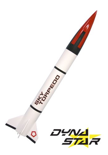 Dynastar Flying Model Rocket Kit Sky Torpedo