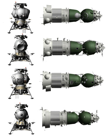 Poster N-1, For the Moon and Mars, LK & LOK Views