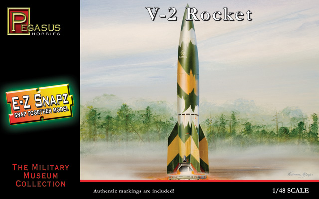 Pegasus Hobbies Plastic Model V-2 Rocket PGS 8416