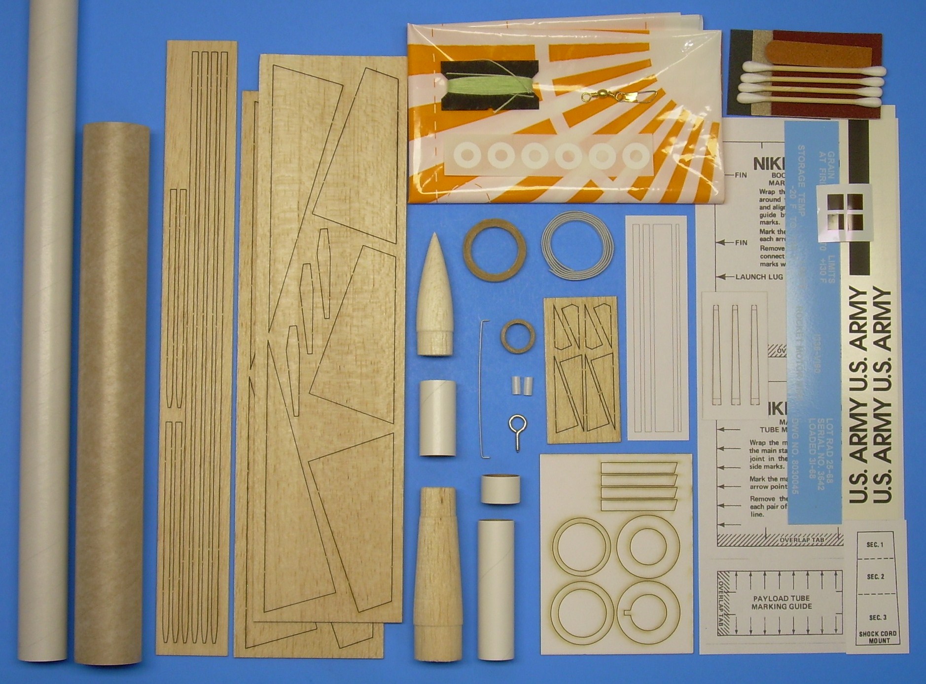 NewWay Oldway Flying Model Rocket Kit Nike Ajax NWY-47