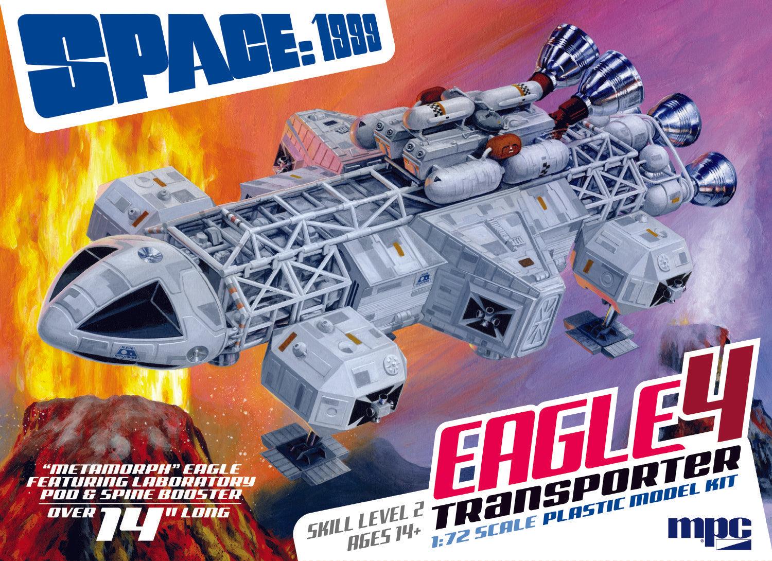 MPC Plastic Model Kit space 1999 Eagle 4 Transporter 1:72 MPC 979