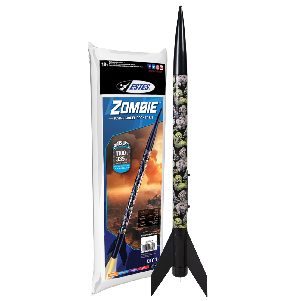 Estes Flying Model Rocket Kit Zombie EST 7319