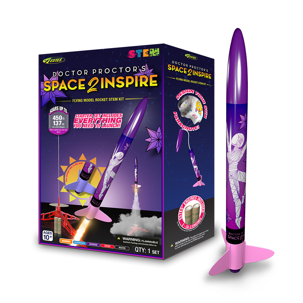 ageLOC ブースト スターターキット Estes Flying Model Rocket Starter Set Space 2 Inspire STEM EST 9428