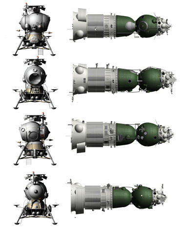 Poster N-1, For the Moon and Mars, LK & LOK Views