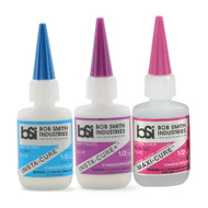 BSI 401 Cyanoacrylate(CA) Super Glue Combo 1/2oz  Thin-Med-Thick(3 bottles total)