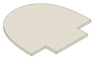 Semroc Laser-Cut Fins Competitive Elliptical(3 fins)1/8" Plywood BTH-80 to LT-115(ARC Optimized)  SEM-FCOMP-24P