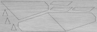 Semroc Laser-Cut Fins Estes Vagebond(3 fins)1/8 Balsa  SEM-FES-3217