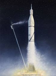 Horizon Models Plastic Model Kit Redstone Launcher/Jupiter C 1/72 Scale  HMZ 2005