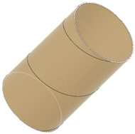 Semroc Tubing Coupler for Estes Pro 2.5", 4" Long  SEM-CPL-2.5E